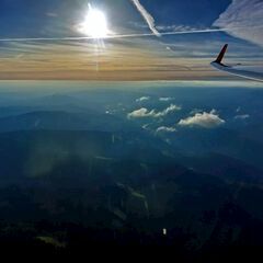 Flugwegposition um 05:45:05: Aufgenommen in der Nähe von Gemeinde Lavamünd, Österreich in 2530 Meter